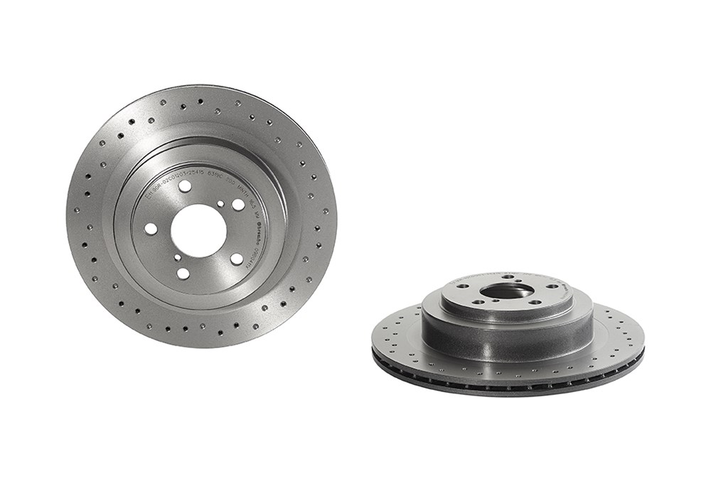 Диск тормозной | зад | Xtra - Brembo 09.B041.1X