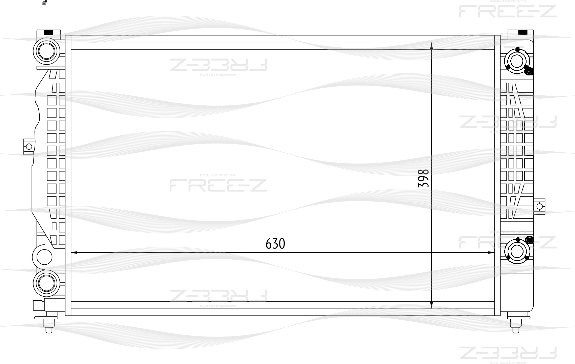 Радиатор - FREE-Z KK0101