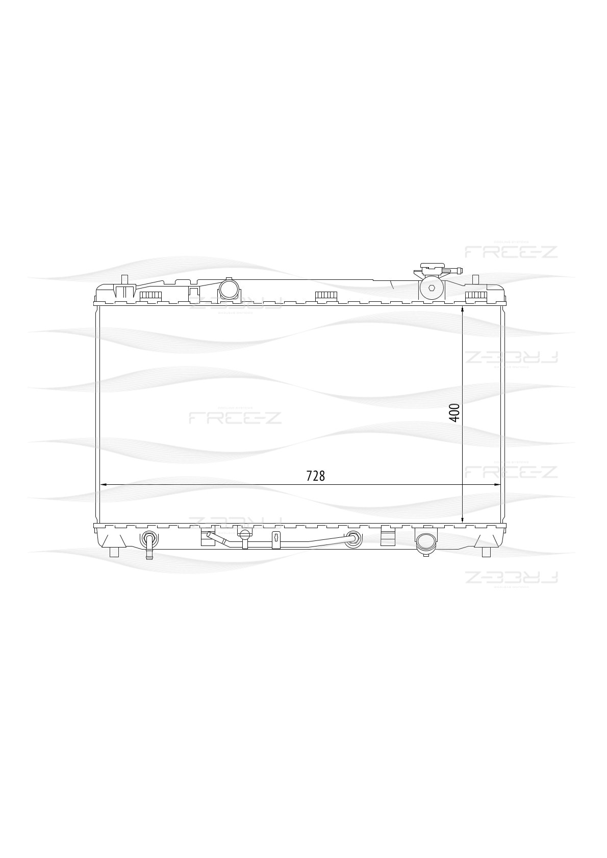 Радиатор - FREE-Z KK0193