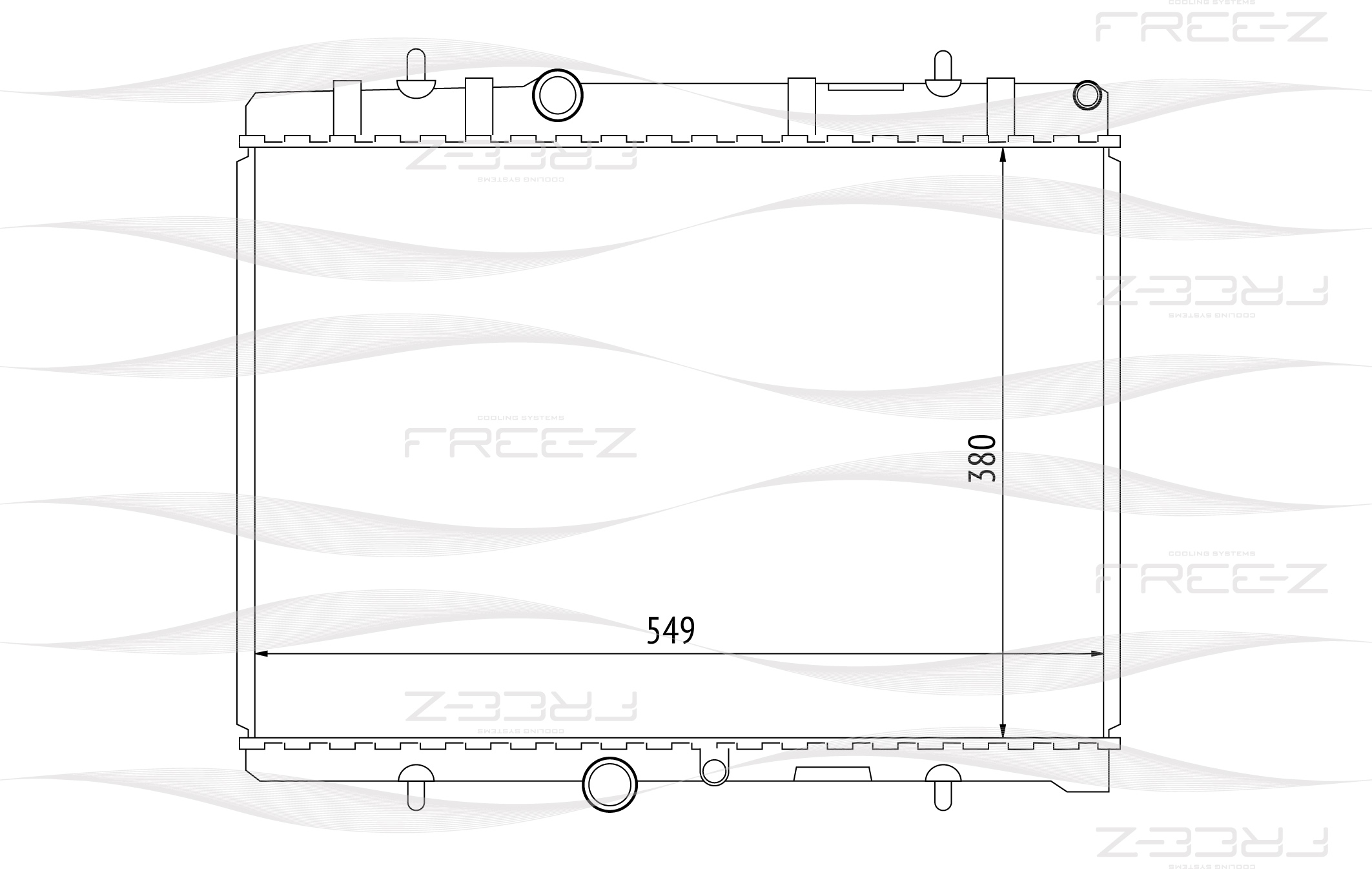 Радиатор - FREE-Z KK0176