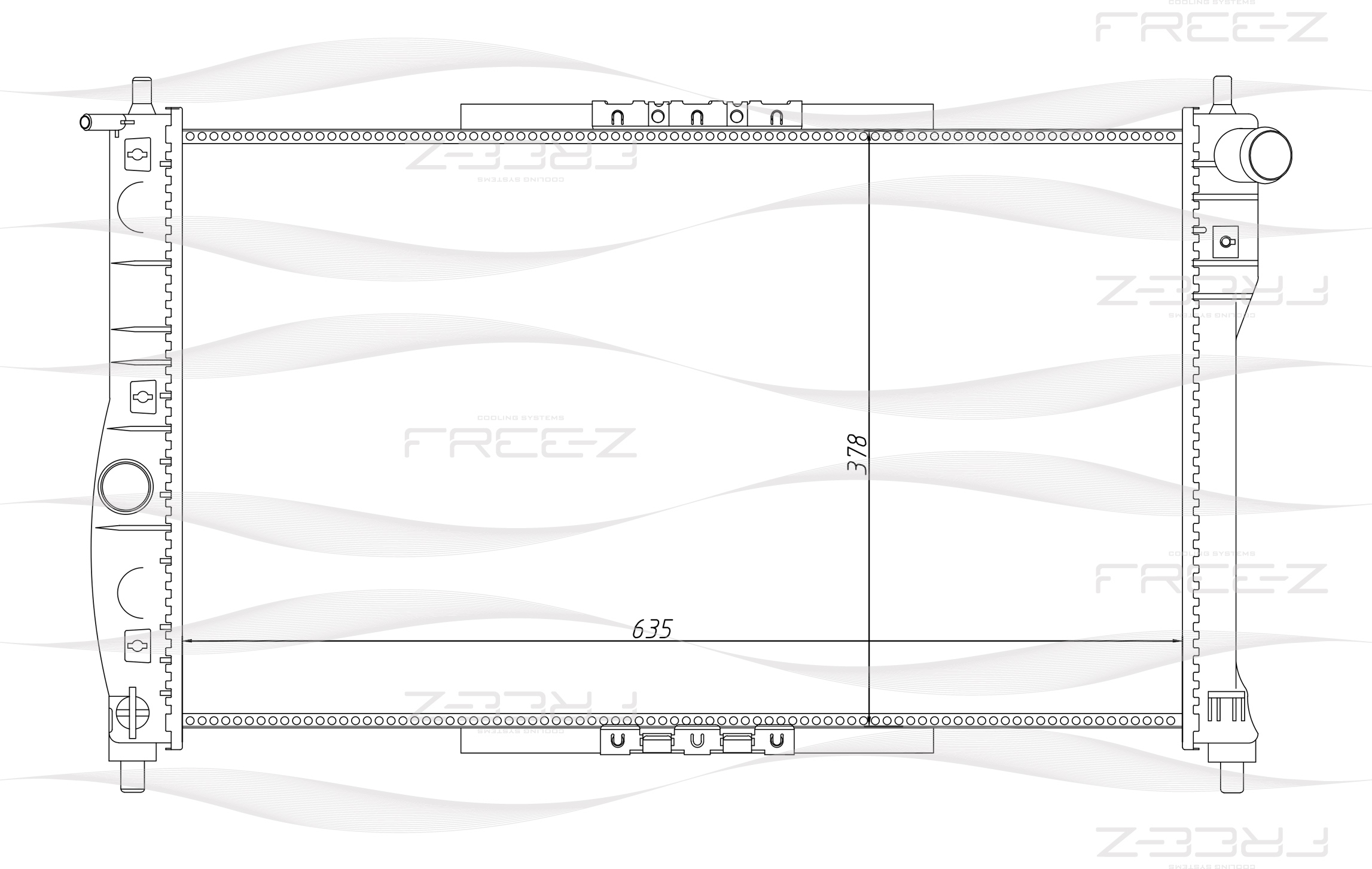 Радиатор - FREE-Z KK0138