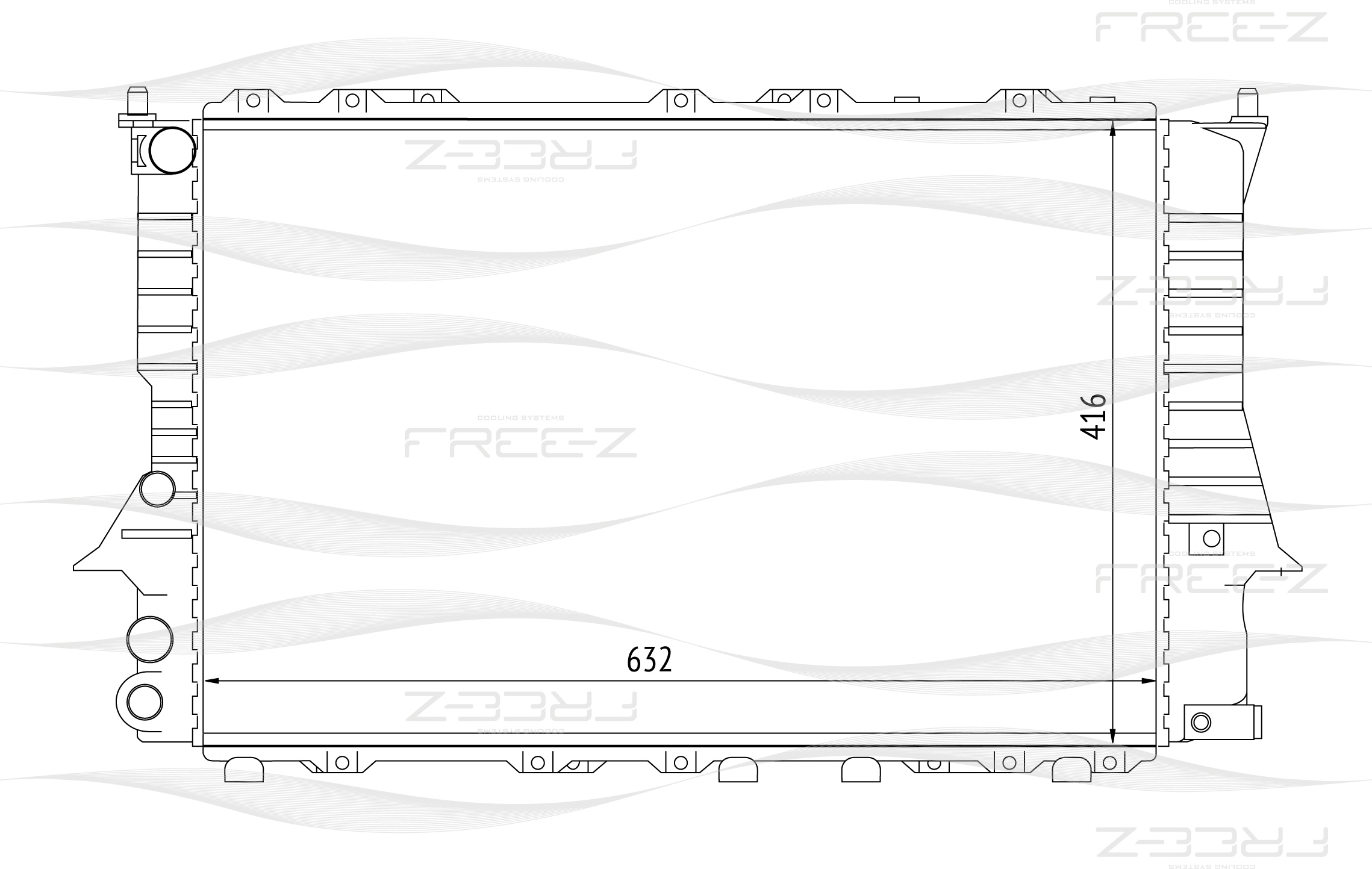 Радиатор - FREE-Z KK0111