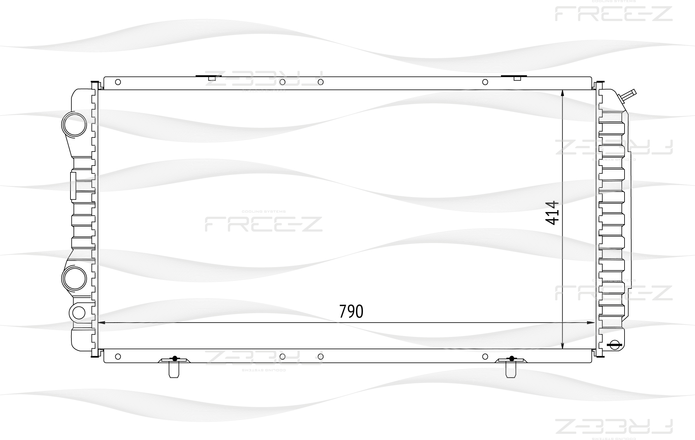 Радиатор - FREE-Z KK0127