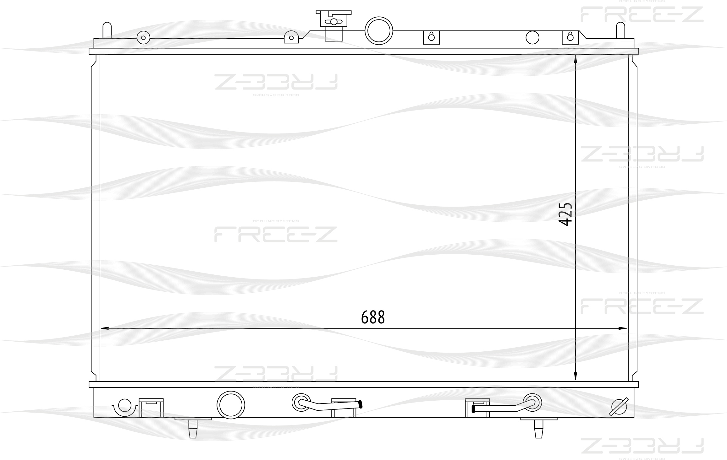 Радиатор - FREE-Z KK0156