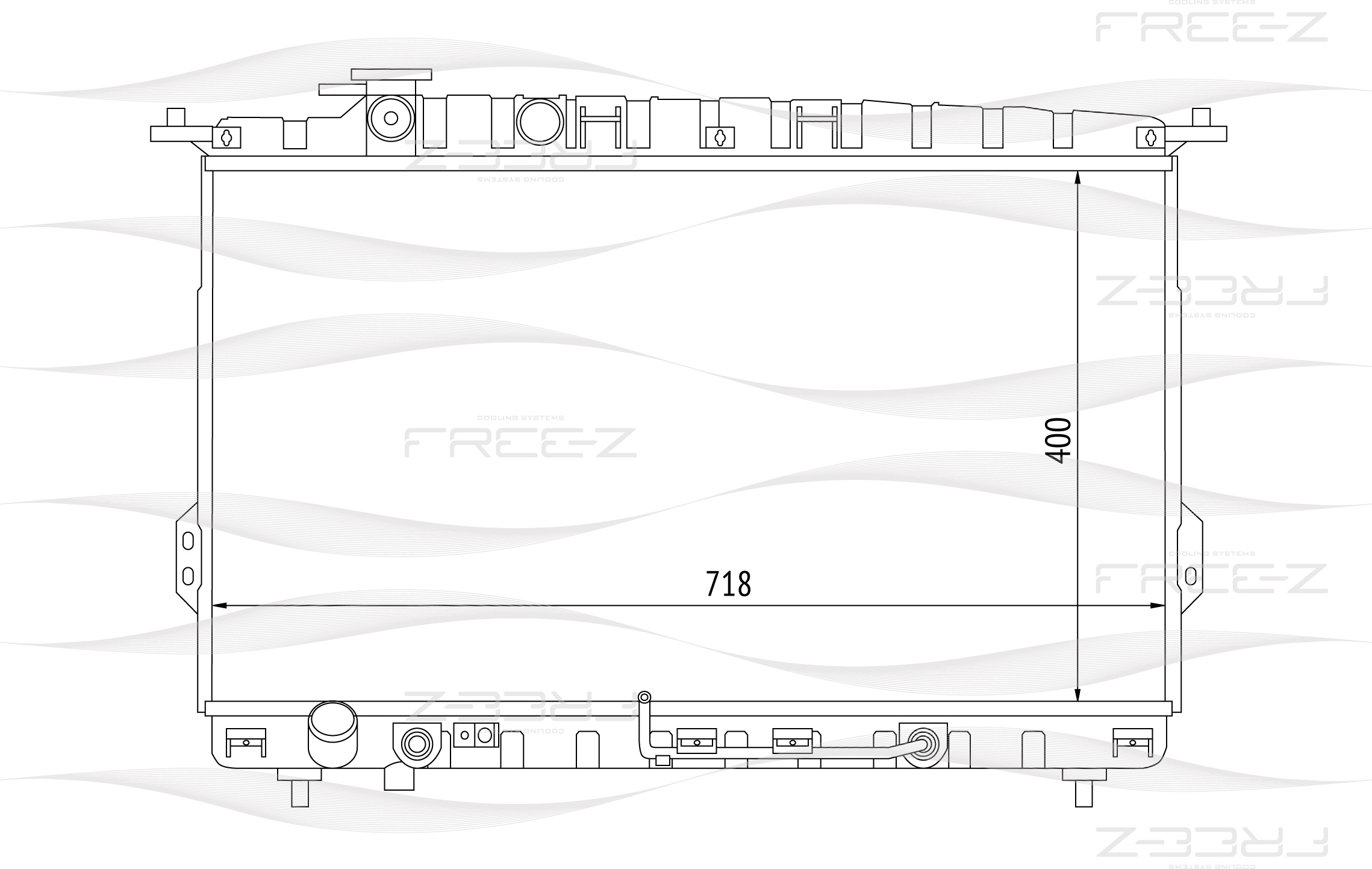 Радиатор - FREE-Z KK0228