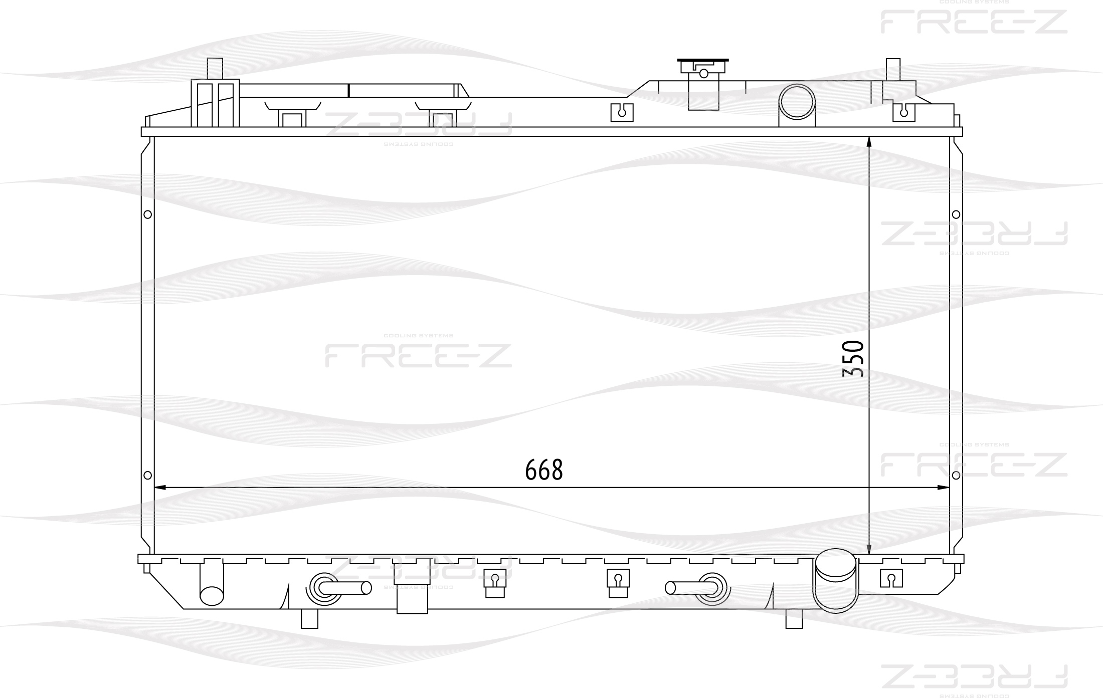 Радиатор - FREE-Z KK0239