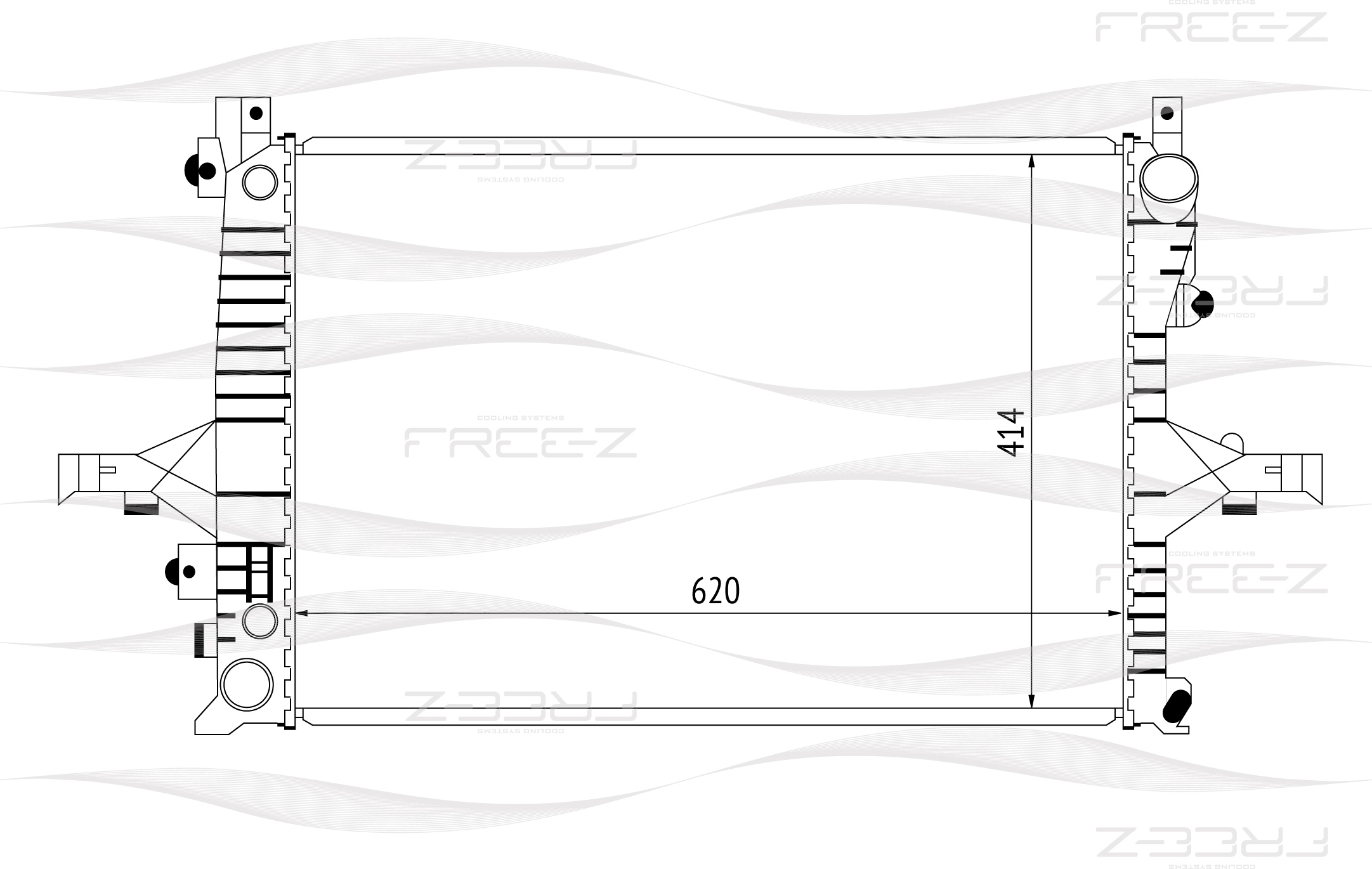 Радиатор - FREE-Z KK0213