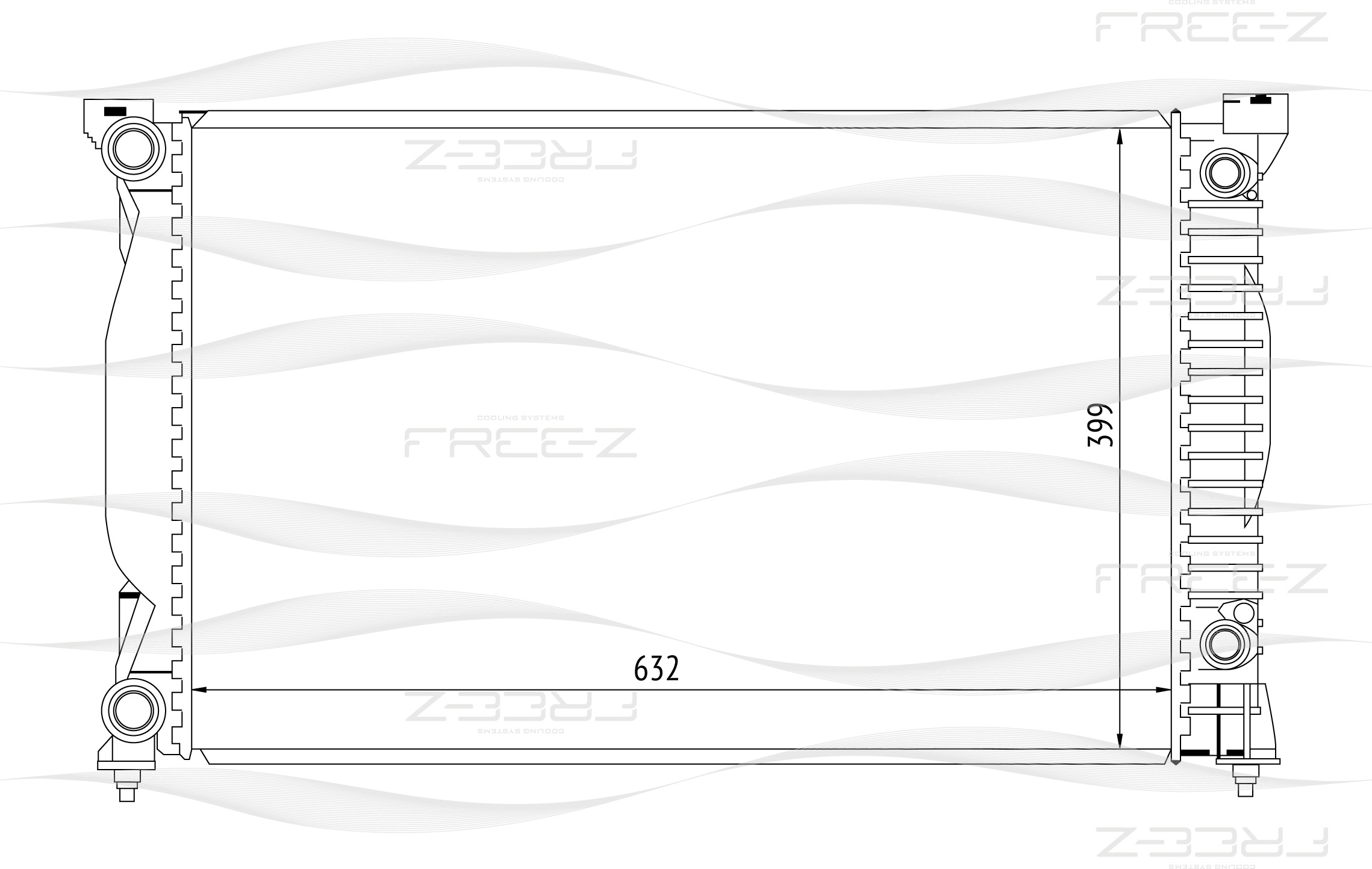 Радиатор - FREE-Z KK0105