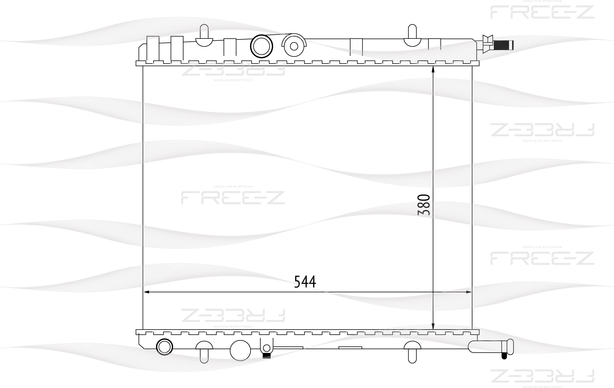Радиатор - FREE-Z KK0173