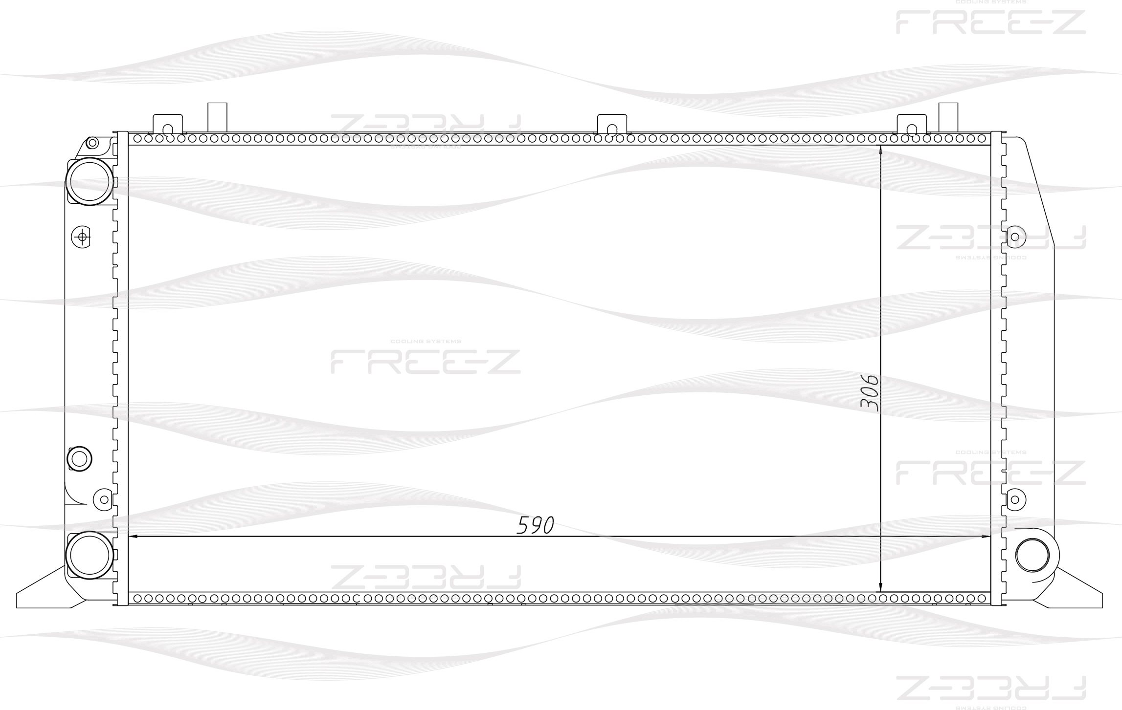 Радиатор - FREE-Z KK0109