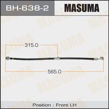 Шланг тормозной masuma N- /front/ teana / J31 LH | перед | - Masuma BH-638-2