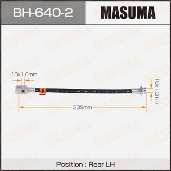 Шланг тормозной masuma N- /rear/ fx37, fx50 / S51 LH | зад | - Masuma BH-640-2