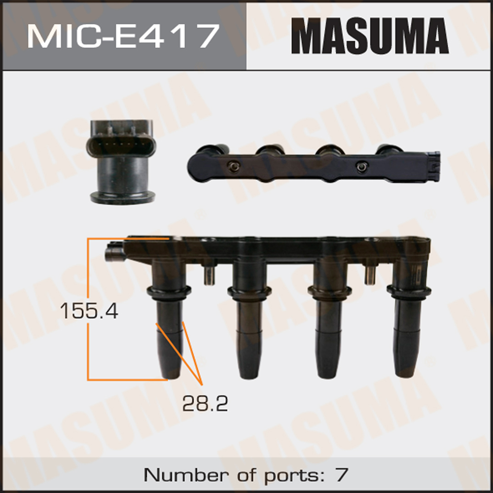 Катушка зажигания masuma, opel astra-j, insignia - Masuma MIC-E417