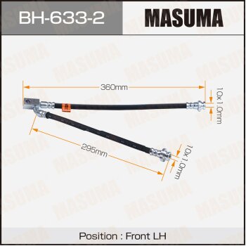 Шланг тормозной masuma N- /front/ fx35, fx50 / S51 LH | перед | - Masuma BH-633-2