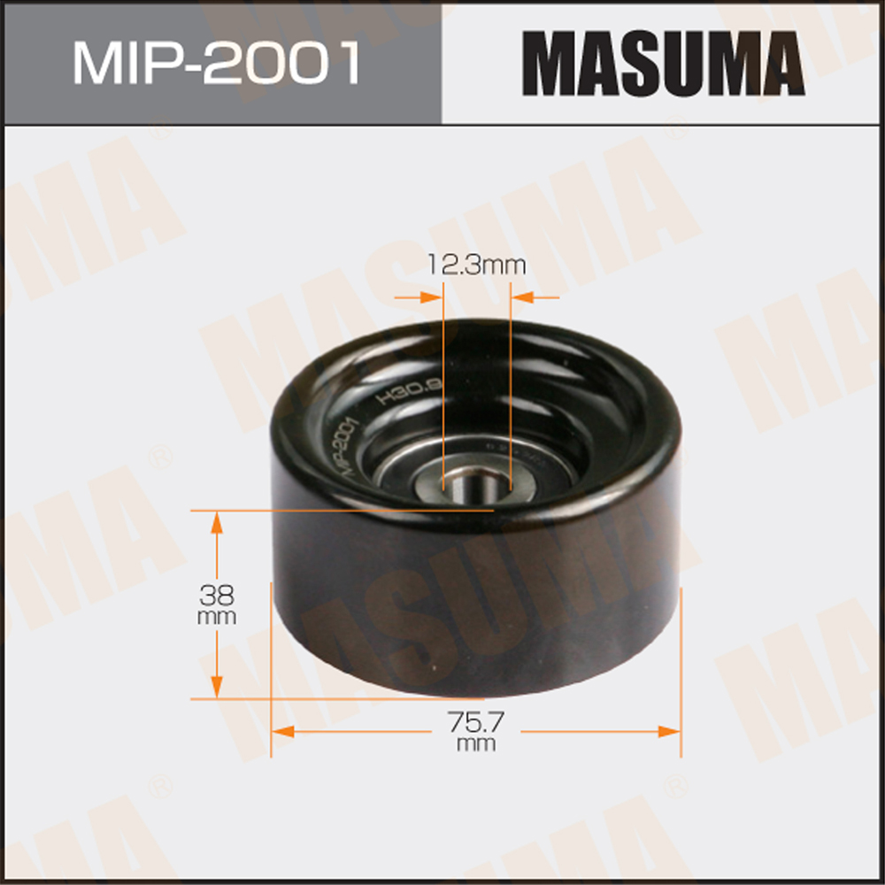 Ролик обводной ремня привода навесного оборудования, vq37.vq35 - Masuma MIP-2001