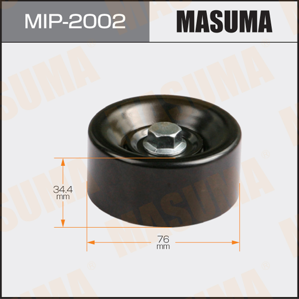 Ролик обводной ремня привода навесного оборудования, vq35.vq25 - Masuma MIP-2002