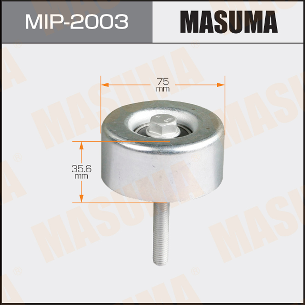 Ролик обводной ремня привода навесного оборудования, vq35.vq25 - Masuma MIP-2003