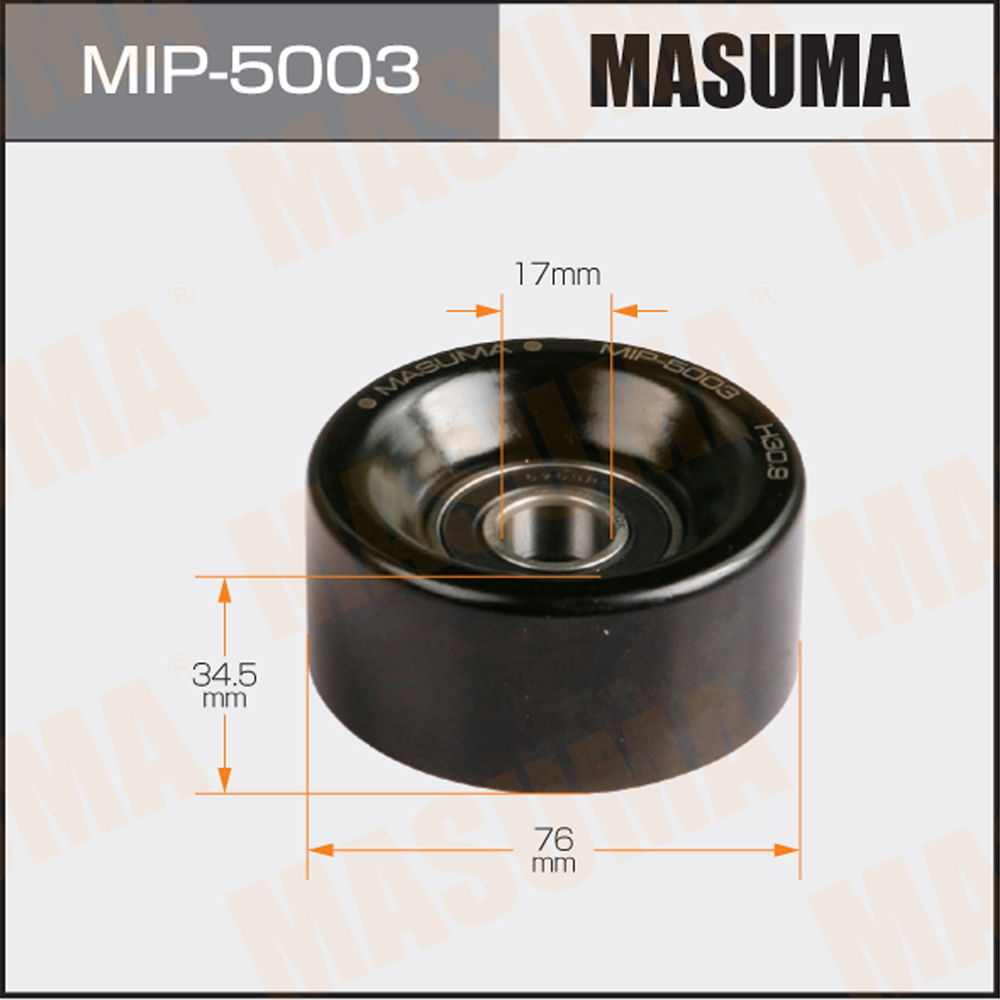 Ролик натяжителя ремня привода навесного оборудования, k20a.k24a - Masuma MIP-5003