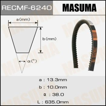 Ремень клиновый masuma рк.6240 13х635 мм - Masuma 6240