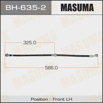 Шланг тормозной masuma N- /front/ murano Z50 LH | перед | - Masuma BH-635-2