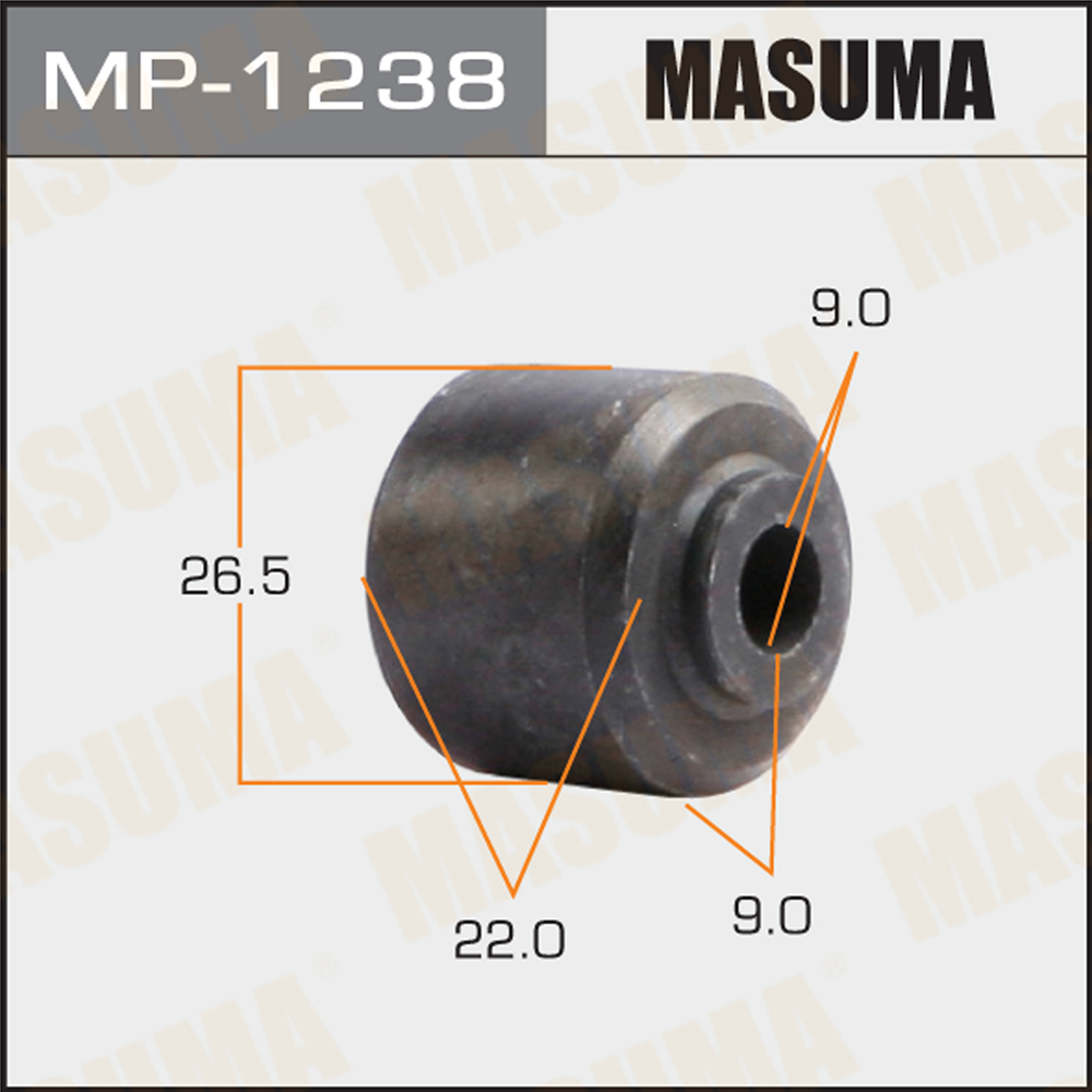 Втулка подвески masuma /rear/ land cruiser prado, FJ cruiser / trj150w, gsj15l [уп.10] - Masuma MP-1238