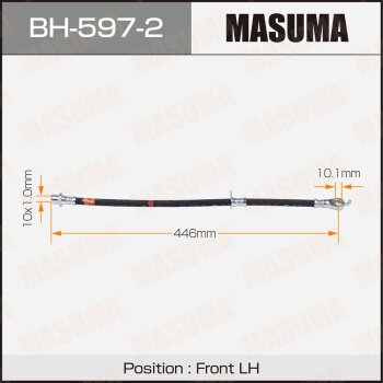 Шланг тормозной masuma T- /front/ land cruiser uzj200l LH | перед | - Masuma BH-597-2