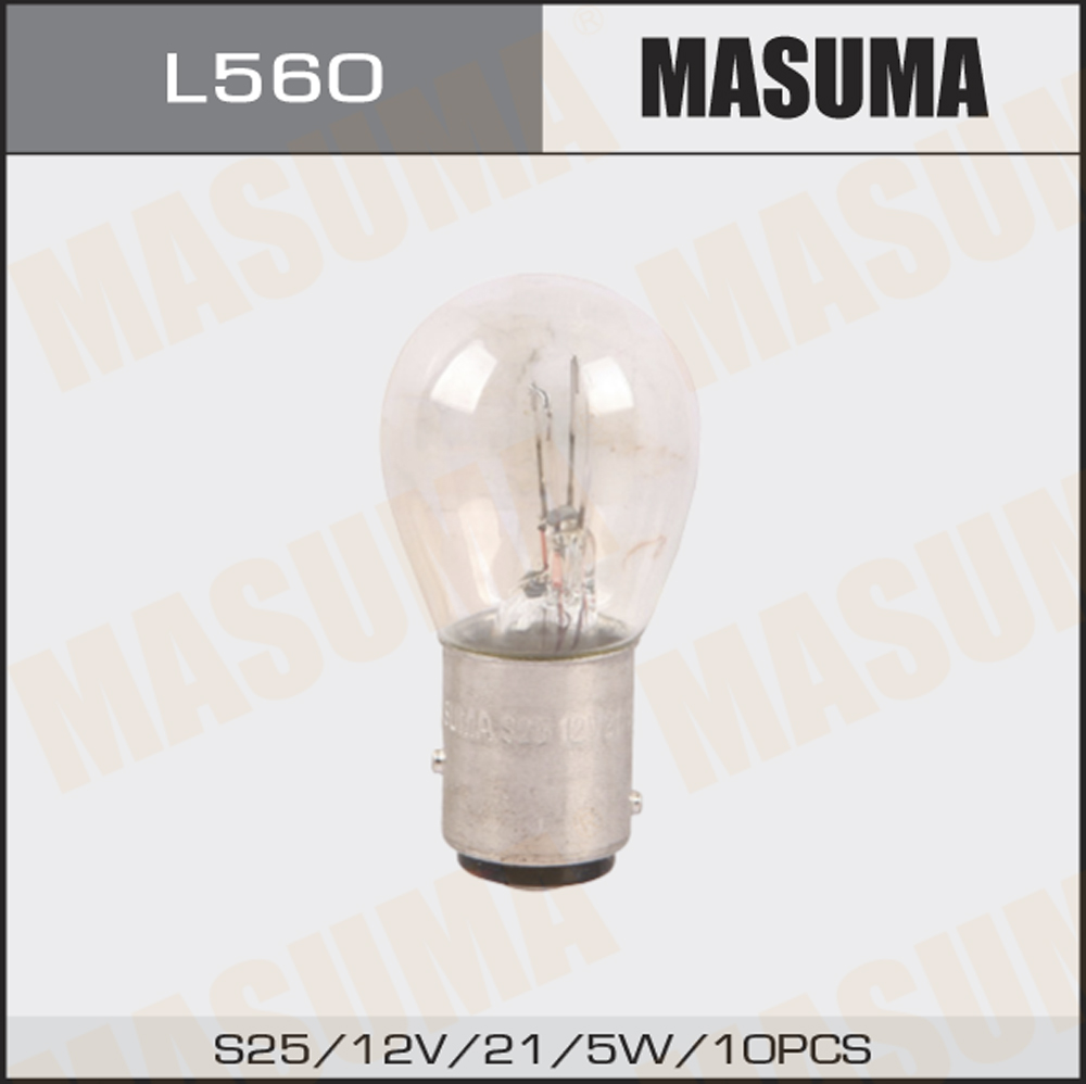 Лампа цок. masuma 12v 21+5w BAY15d S25 - Masuma L560