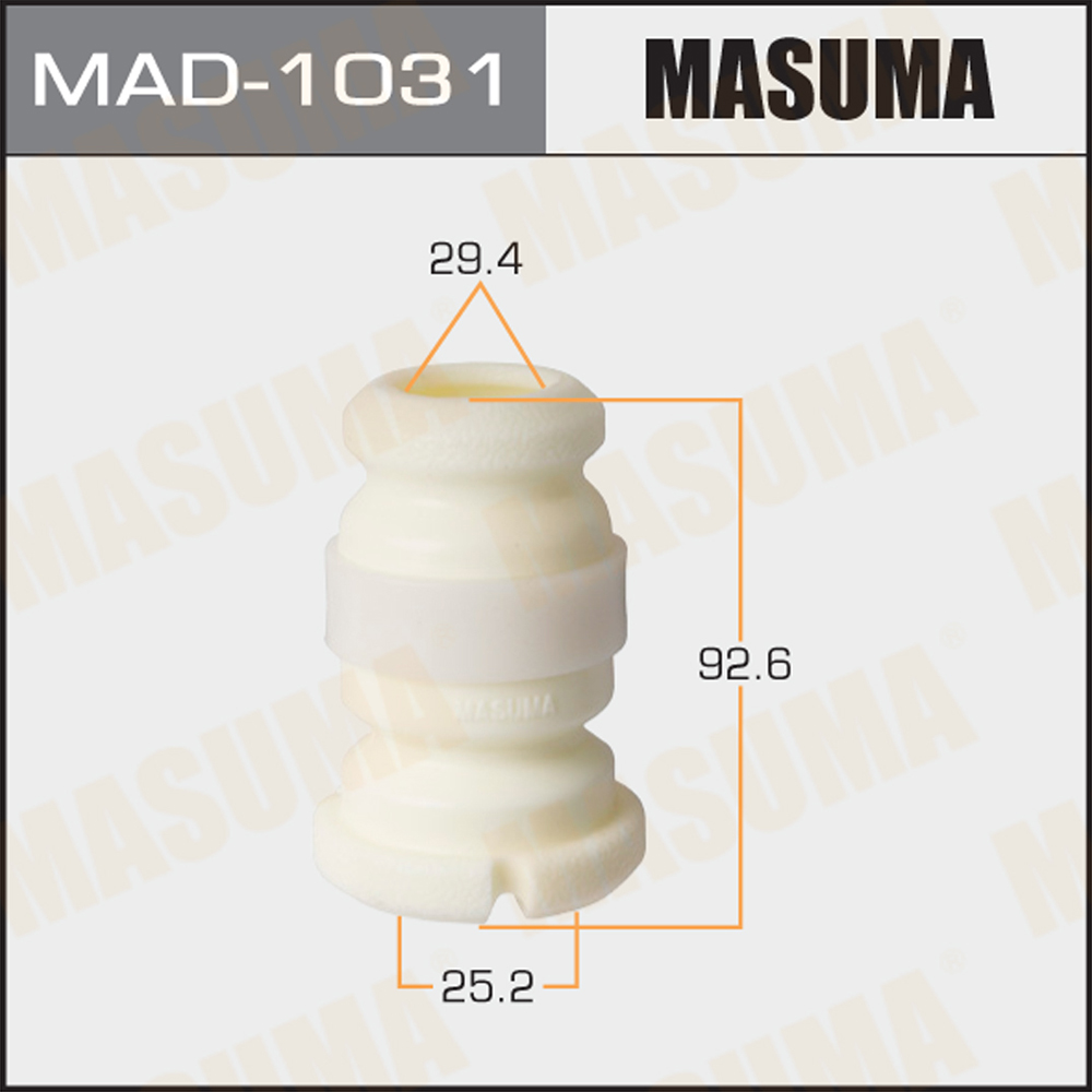 Отбойник амортизаторов masuma, 25.2x29.4x92.6, vitz, ractis / ksp90, scp100 - Masuma MAD-1031