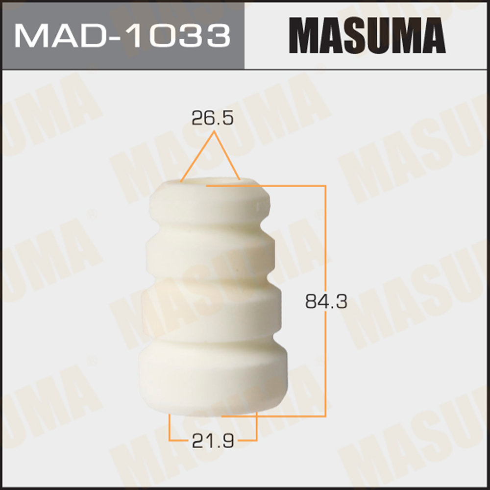 Отбойник амортизаторов masuma, 21.9x26.5x84.3, highlander, kluger / acu25l, mcu20w - Masuma MAD-1033