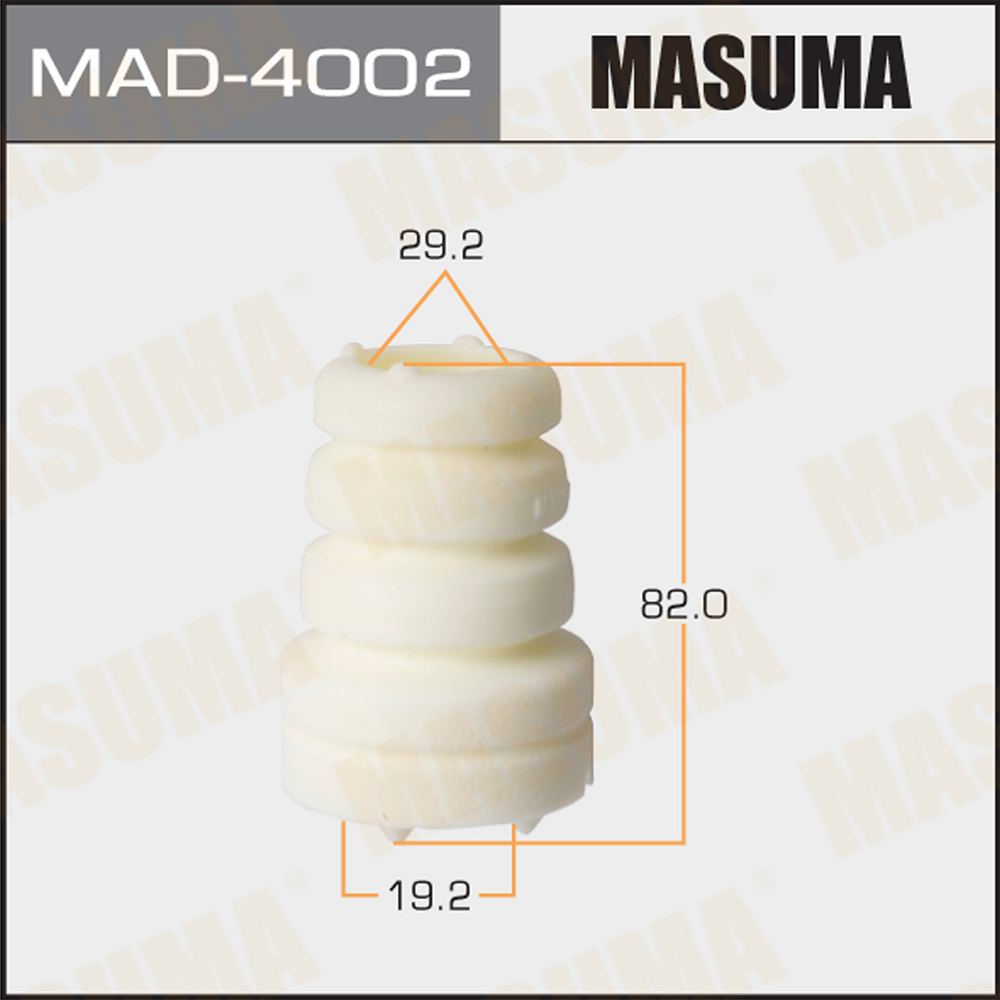Отбойник амортизаторов masuma, 19.2x29.2x82, mazda 3 / bn#, BM# - Masuma MAD-4002