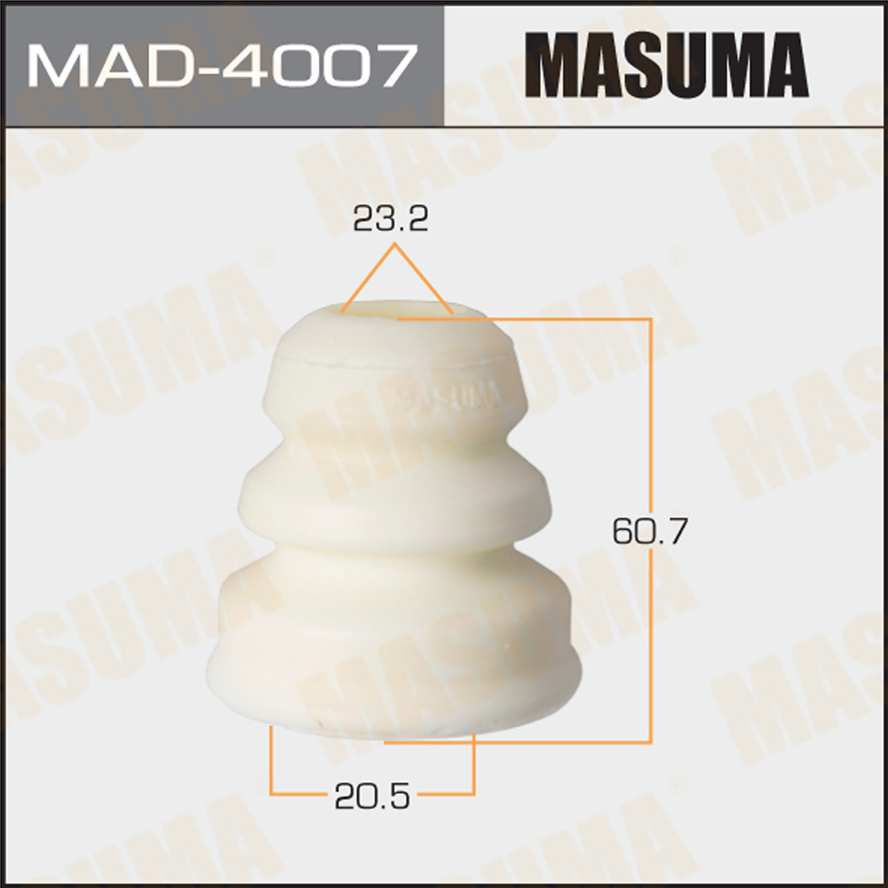 Отбойник амортизаторов masuma, 20.5x23.2x60.7, mazda 6, mazda 6 wagon / gj#, GY# - Masuma MAD-4007
