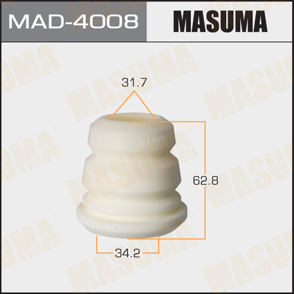 Отбойник амортизаторов masuma, 34.2x31.7x62.8, mazda 3 / BK1 - Masuma MAD-4008