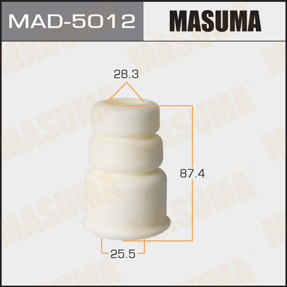 Отбойник амортизаторов masuma, 25.5x28.3x87.4, accord / CR2 - Masuma MAD-5012
