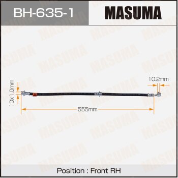 Шланг тормозной masuma N- /front/ murano Z50 RH | перед | - Masuma BH-635-1