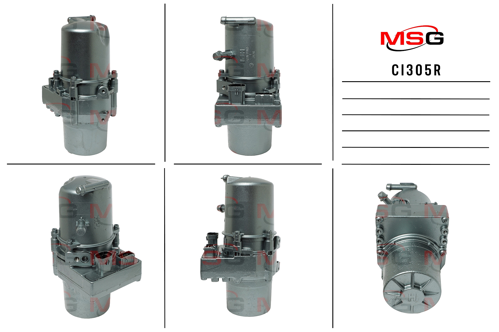 Насос ГУР с электроприводом citroen C5 2004-2008 MSG ci305r - MSG CI305R