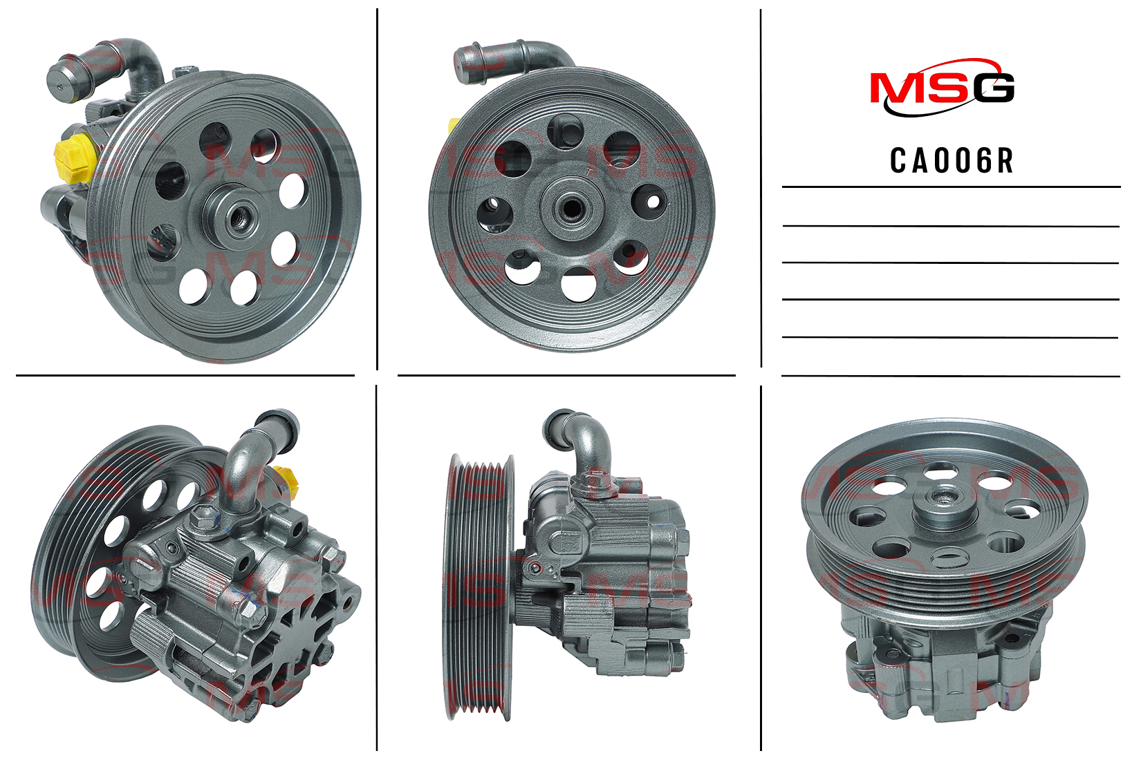 Насос ГУР cadillac CTS 2003-2007 MSG ca006r - MSG CA006R