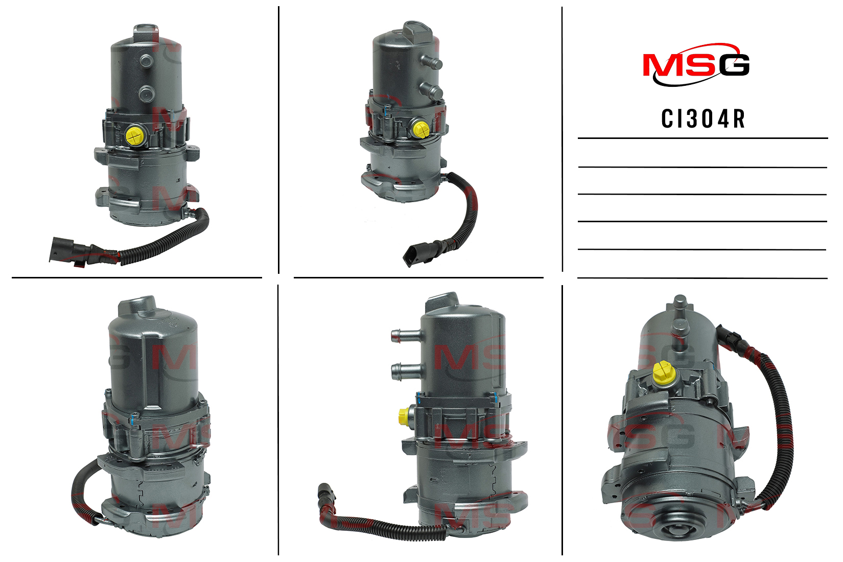 Насос ГУР с электроприводом citroen Saxo 1996-2003 MSG ci304r - MSG CI304R