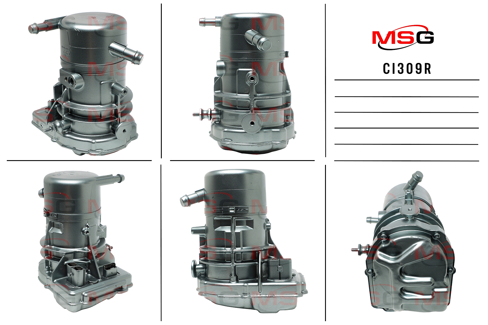 Насос ГУР с электроприводом citroen C5 2008-2010 MSG ci309r - MSG CI309R