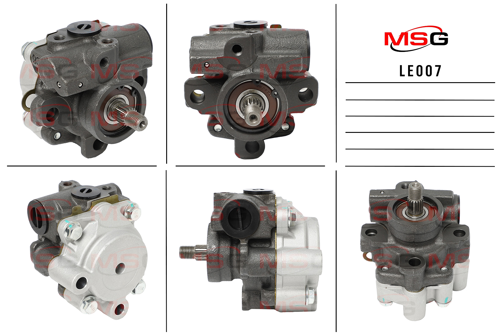 Насос ГУР новый Lexus GS 300 1997-2005 - MSG LE007