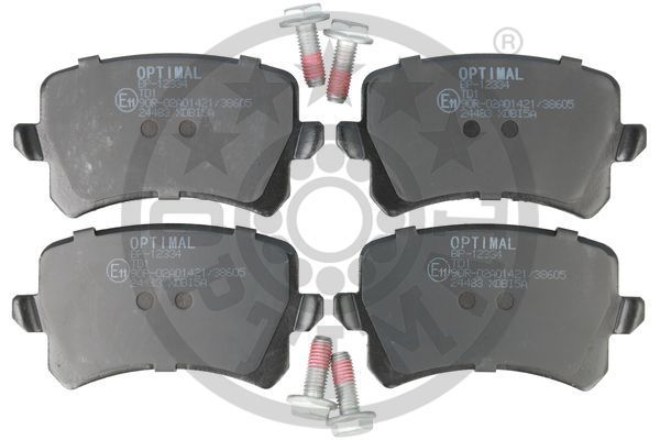 Комплект тормозных колодок, дисковый тормоз | зад прав/лев | - Optimal BP-12334