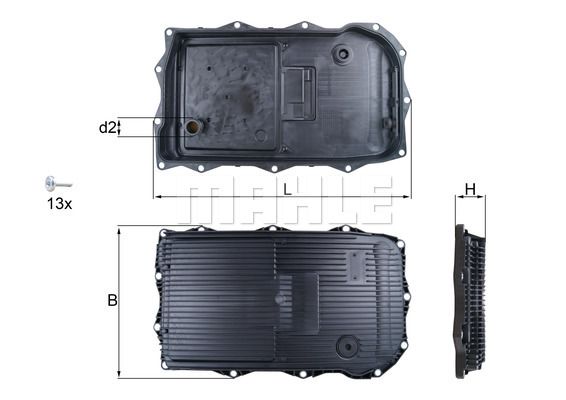 Фильтр гидравлический - Knecht HX 184KIT