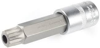 Головка торцевая со вставкой tamperproof spline M16 (1/2) (39616) l=100 мм - АвтоДело 39616