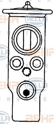 Клапан кондиционера расширительный - Hella 8UW 351 200-514