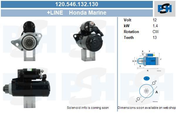 Starter - BV PSH 120.546.132.130