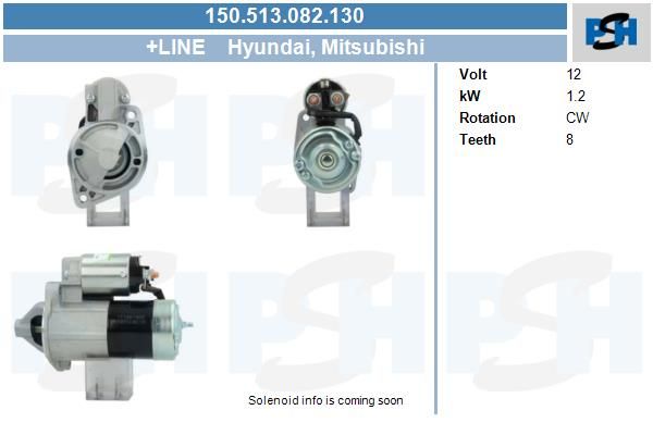 Starter - BV PSH 150.513.082.130