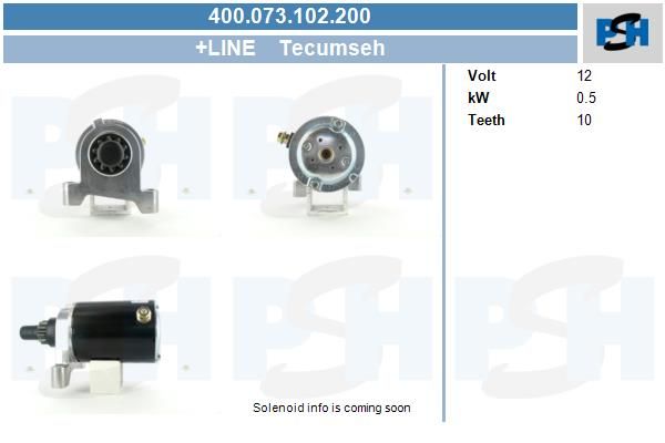 Starter - BV PSH 400.073.102.200