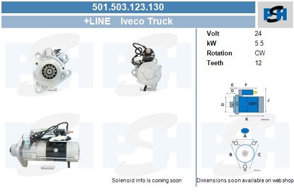 Starter - BV PSH 501.503.123.130