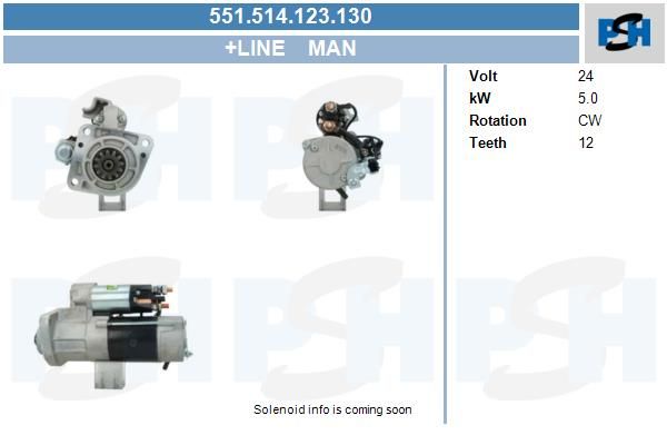 Starter - BV PSH 551.514.123.130