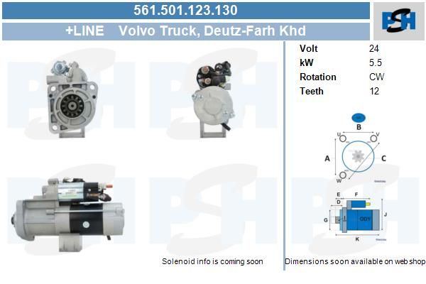 Starter - BV PSH 561.501.123.130