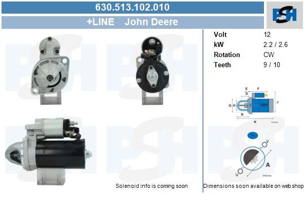 Starter - BV PSH 630.513.102.010